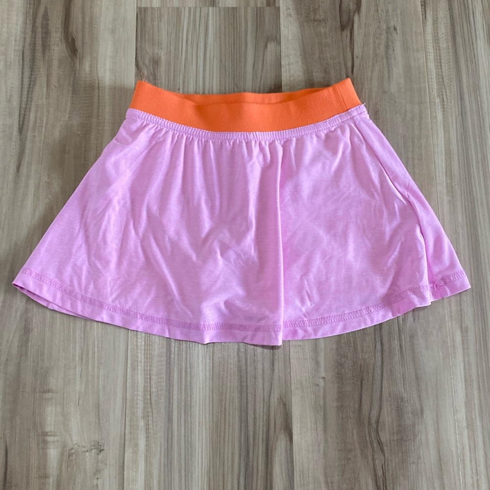 Girls•Lands’ End•XS size 4-5•Skort•Excellent used Condition• Pink and Orange